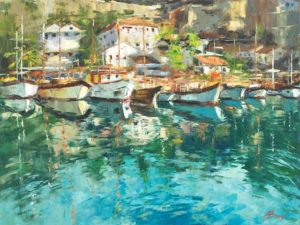 Buy “Jewel Of Antalya” – Limited Edition Giclée on Canvas of Side of the River