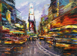 Buy “New York Nights” – Limited Edition Giclée on Canvas of City Lights