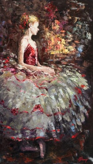 Buy “Opening Night” – Limited Edition Giclée on Canvas Ballet Girl