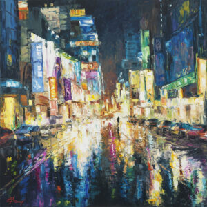 Buy “Standing in the Light” – Limited Edition Giclée on Canvas of the City Lights