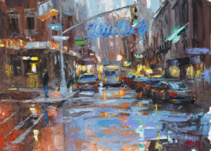 Buy “Little Italy” – Limited Edition Giclée Print of the City at Night